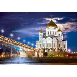 Пазлы картинка "Храм Христа-Спасителя", Россия