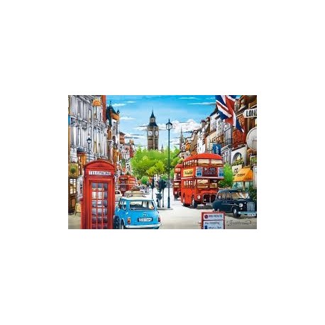 Пазл "Улочки Лондона", 1500 элементов